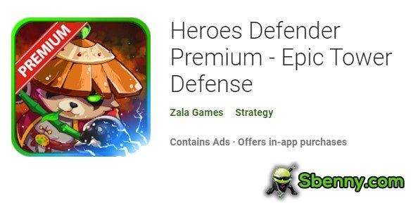 defensa de héroes defensa de torre épica premium