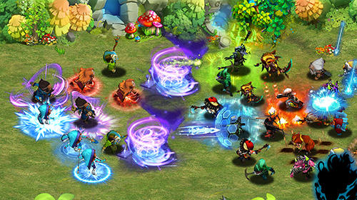 Gameplay screenshot from heroes defense king tower for Android