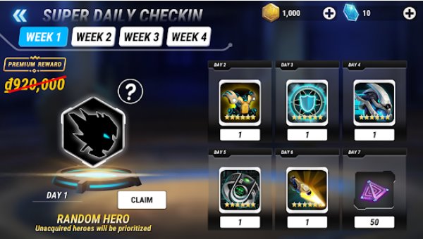 Gameplay screenshot from heroes infinity premium for Android