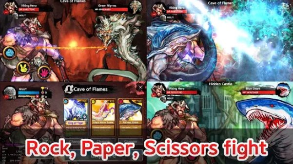 Gameplay screenshot from heroes of monster card for Android