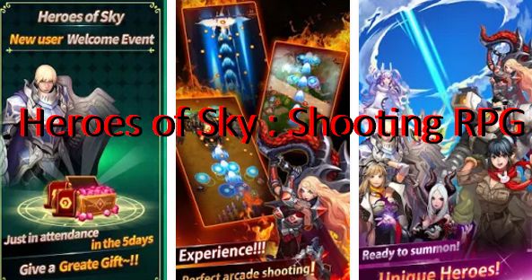 heroes of sky shooting rpg