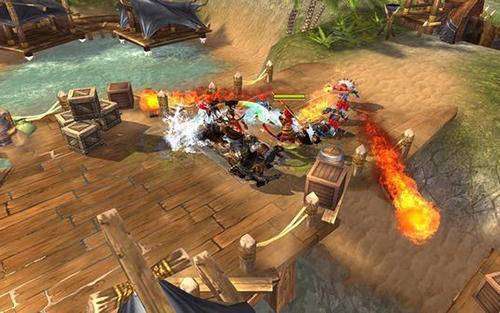 Gameplay screenshot from heroes of skyrealm for Android