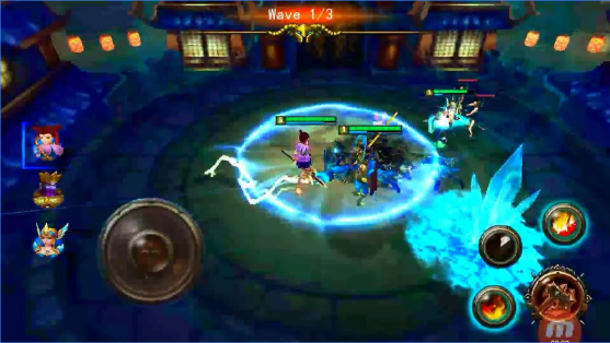 Gameplay screenshot from heroes of titans moba for Android
