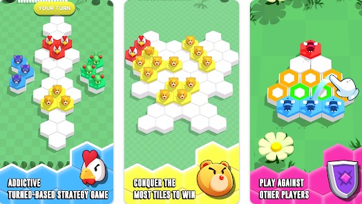 Gameplay screenshot from hex takeover for Android