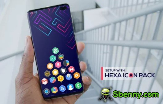 Hexa Icon Pack sechseckig