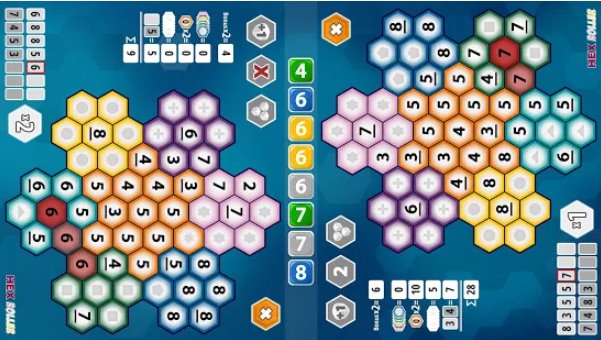 Gameplay screenshot from hexroller for Android