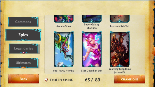 Gameplay screenshot from hextech chest tapper lol for Android