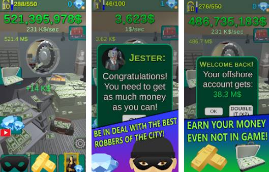 Gameplay screenshot from hey it s a heist for Android