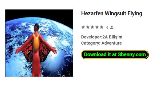 hezarfen wingsuit پرواز
