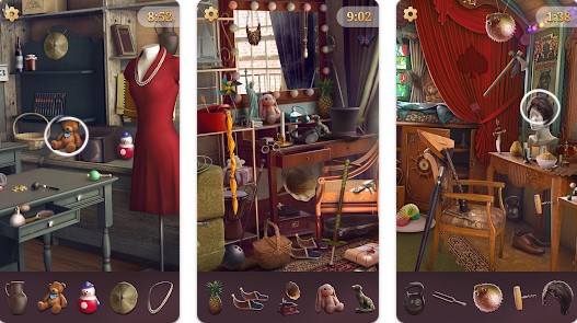 Gameplay screenshot from hidden objects mystery games for Android