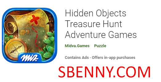 hidden objects treasure hunt adventure games