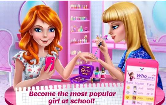 Gameplay screenshot from high school crush first love for Android