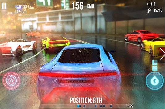Gameplay screenshot from high speed race racing need for Android