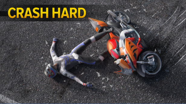 Gameplay screenshot from highway rider motorcycle racer for Android