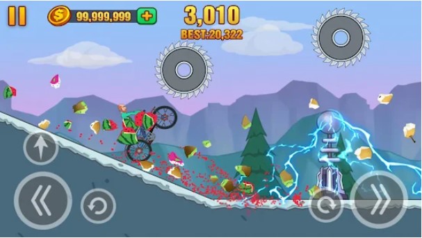 Gameplay screenshot from hills mount for Android