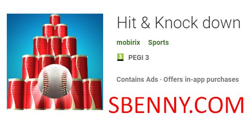 hit and knock down