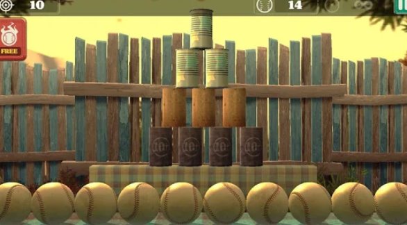 Gameplay screenshot from hit and knock down for Android