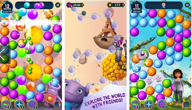 Gameplay screenshot from home boov pop for Android