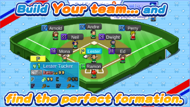 Gameplay screenshot from home run high for Android