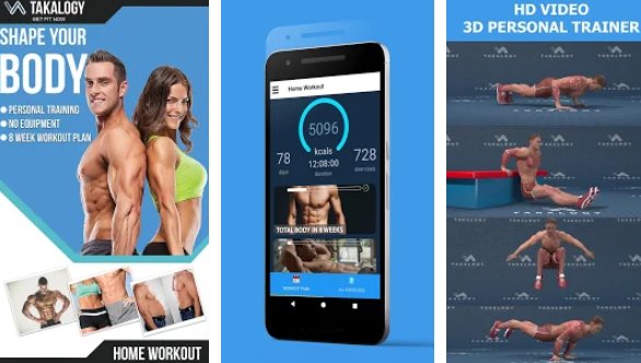 Gameplay screenshot from home workout no equipment for Android