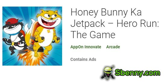 Honig Hase Ka Jetpack Held führen das Spiel