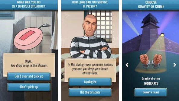 Gameplay screenshot from hoosegow prison survival for Android