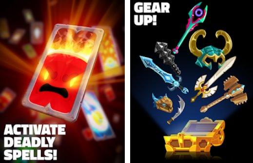 Gameplay screenshot from hopeless heroes tap attack for Android