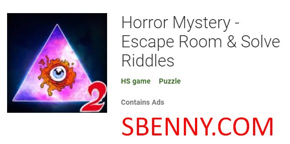 horror mystery escape room and solve riddles
