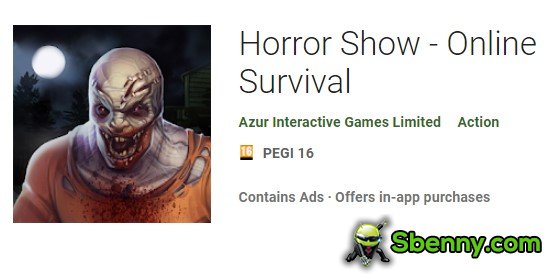 horror show online de sobrevivência