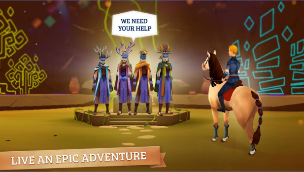 Gameplay screenshot from horse adventure tale of etria for Android