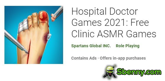 jeux de docteur d'hôpital 2021 cliniques gratuites jeux asmr