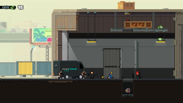Gameplay screenshot from hot guns for Android