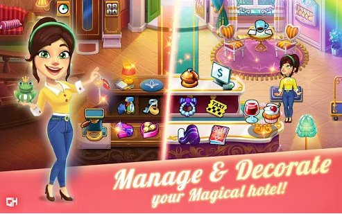 Gameplay screenshot from hotel ever after ella s wish for Android