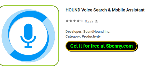 Hound Voice Search en mobiele assistent