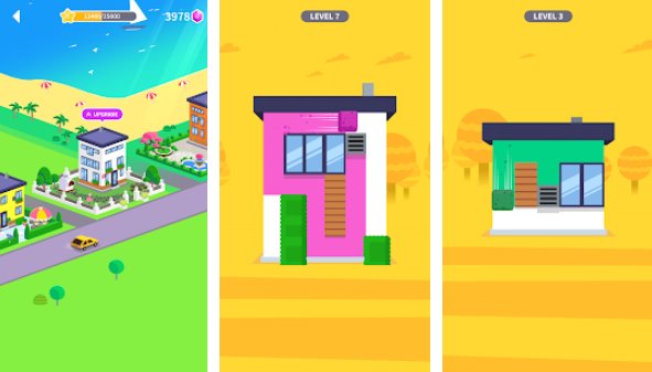 Gameplay screenshot from house paint for Android