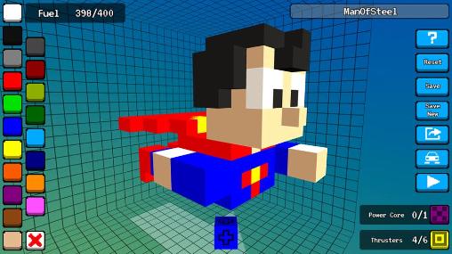 Gameplay screenshot from hovercraft build fly retry for Android
