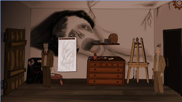 Gameplay screenshot from hp lovecraft pickman s model for Android