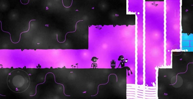 Gameplay screenshot from hue alter the color world for Android