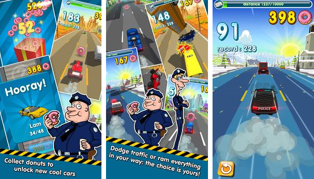 Gameplay screenshot from hunger cops for Android