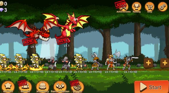 Gameplay screenshot from hunter rush premium for Android