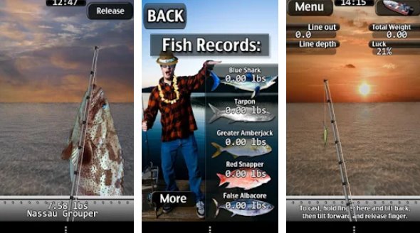 Gameplay screenshot from i fishing saltwater 2 for Android