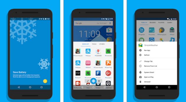 Gameplay screenshot from ice box apps freezer for Android