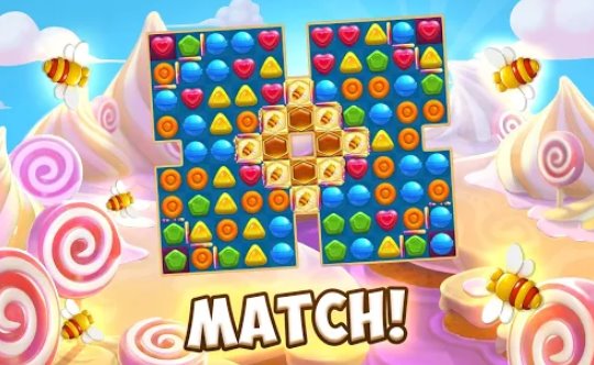défi de la crème glacée jeu de match 3 gratuit MOD APK Android