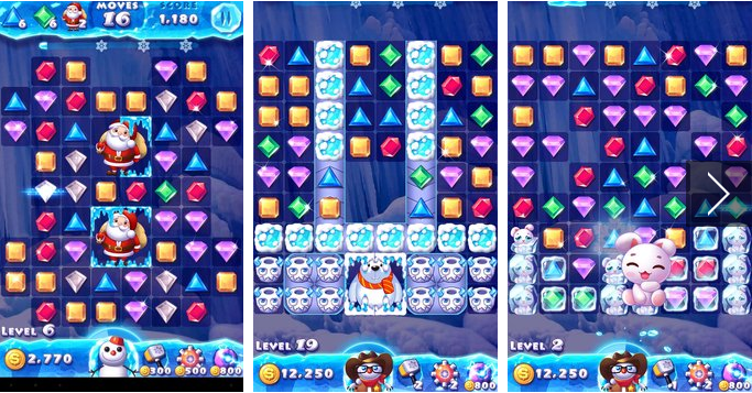 Gameplay screenshot from ice crush 2016 autumn for Android
