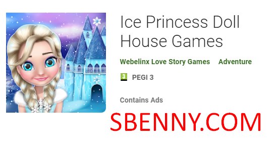 jeux de maison de poupée princesse de glace