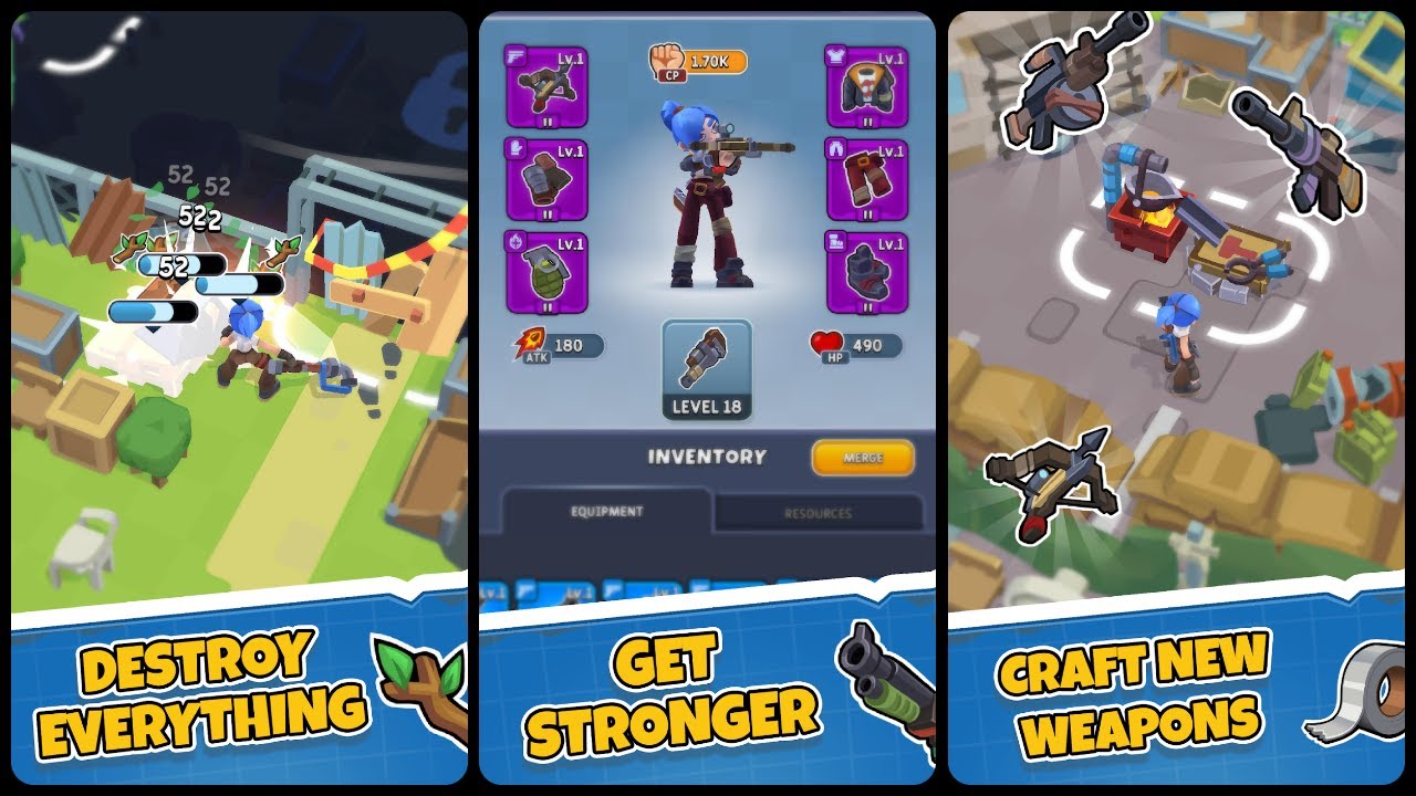 Gameplay screenshot from Idle Breaker - Last Survival for Android