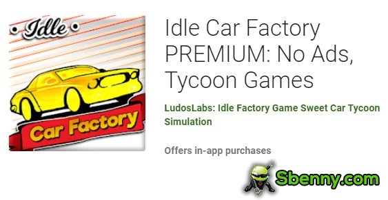 idle car factory premium no ads tycoon games