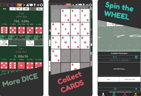 Gameplay screenshot from idle dice 2 for Android