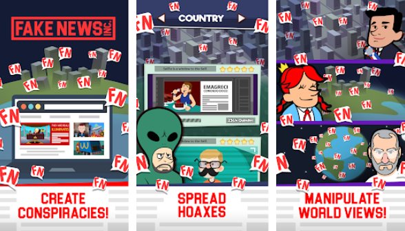 Gameplay screenshot from idle fake news inc plague conspiracy tycoon for Android