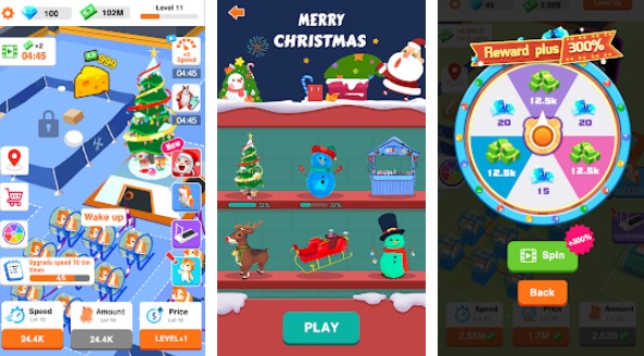 Gameplay screenshot from idle hamster energy for Android